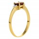 Золотое помолвочное кольцо, арт. 180821.07.17