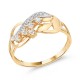 Золотое кольцо с цирконием арт. 201221.10.16-315
