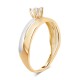 Золотое кольцо с цирконием арт. 201221.10.17-329