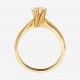 Золотое помолвочное кольцо арт. 220321.03.07