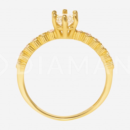 Золотое помолвочное кольцо арт. 220321.03.18