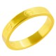 Золотое обручальное кольцо, арт. 230821.07.01