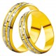 Золотое обручальное кольцо, арт. 230821.07.09