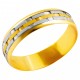 Золотое обручальное кольцо, арт. 230821.07.09