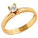 Золотое помолвочное кольцо, арт. 230821.07.20