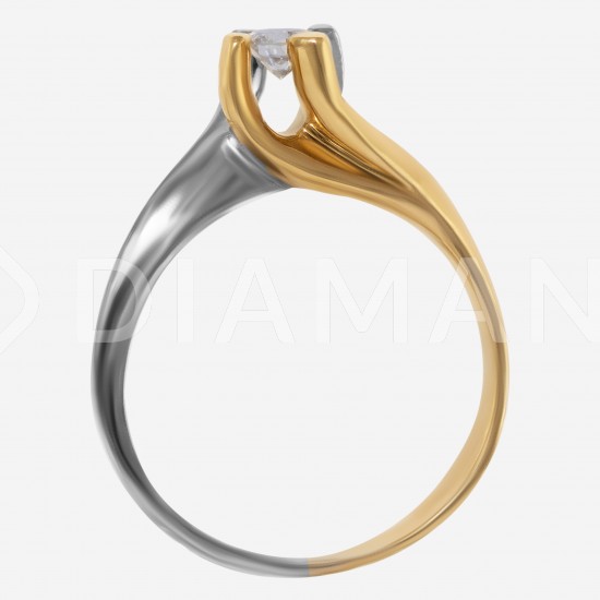 Золотое помолвочное кольцо арт. 240321.03.29