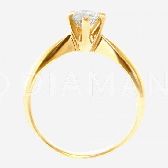 Золотое помолвочное кольцо с бриллиантом арт. 260321.03.01