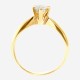 Золотое помолвочное кольцо с бриллиантом арт. 260321.03.01