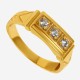 Золотое кольцо с бриллиантом арт. 260321.03.09