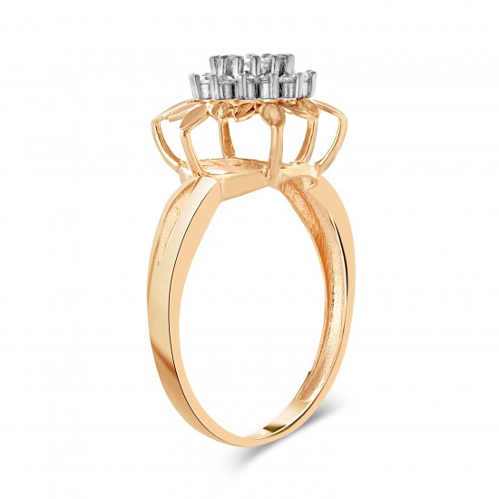 Золотое кольцо с цирконием арт. 280122.11.16
