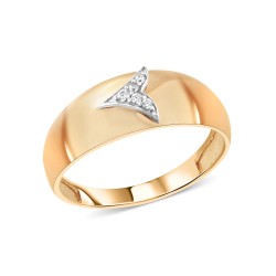 Золотое кольцо с цирконием арт. 290122.11.11