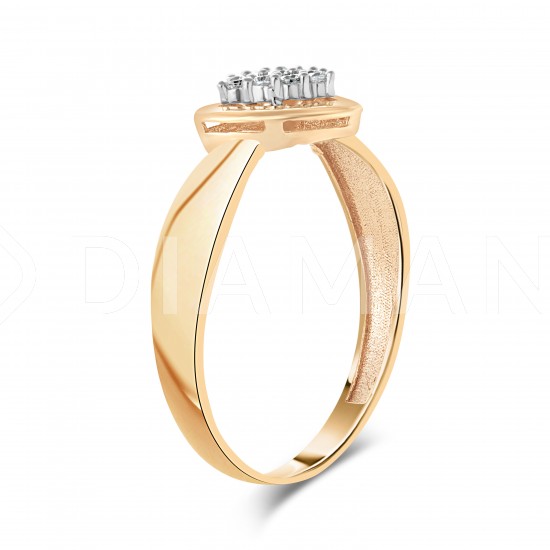 Золотое кольцо с цирконием арт. 290122.11.22