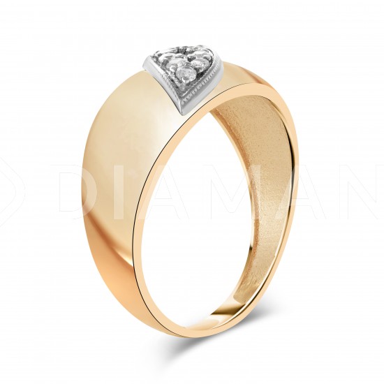 Золотое кольцо с цирконием арт. 290122.11.24