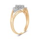 Золотое кольцо с цирконием арт. 300122.11.08